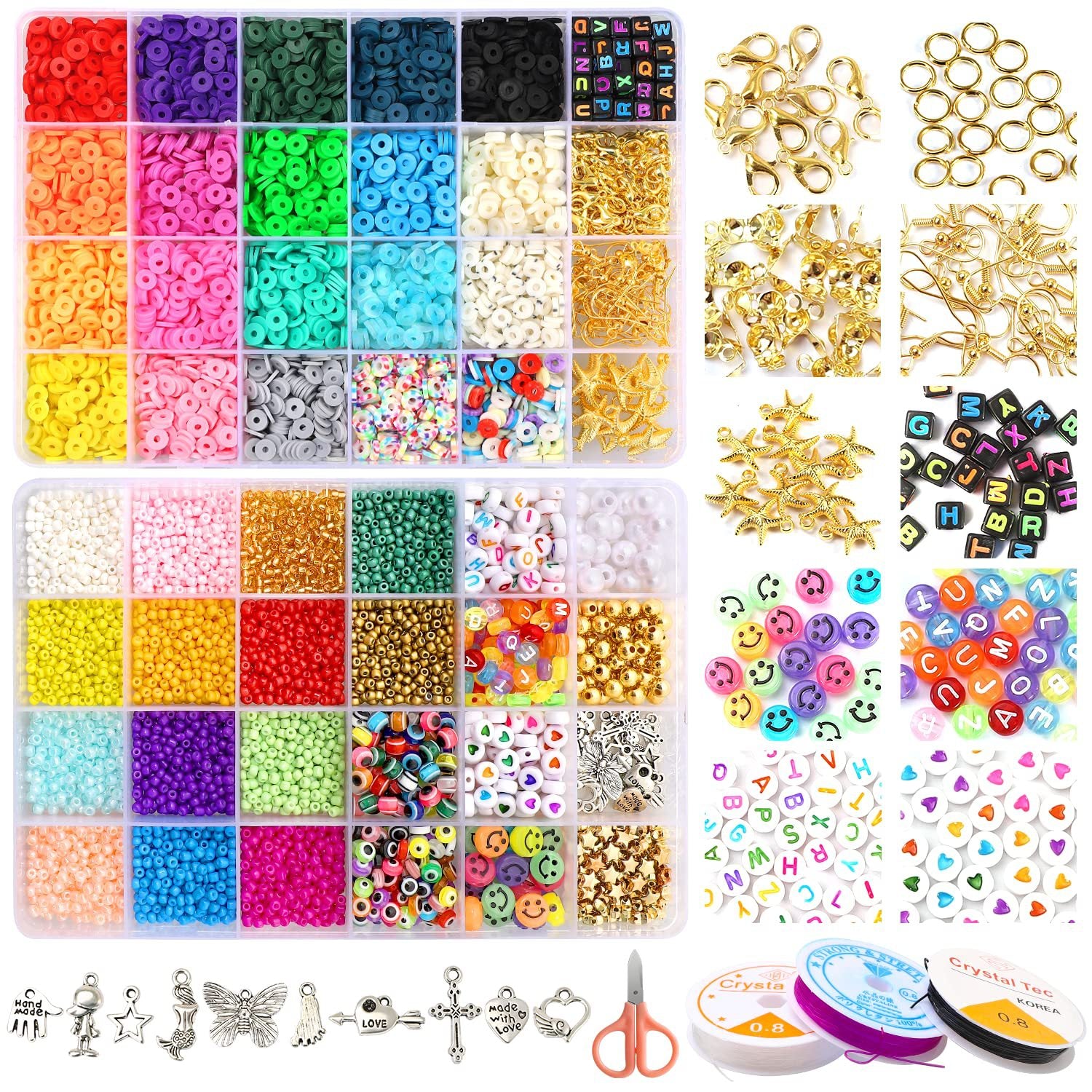 3mm Pony Beads Kit iSTOYO