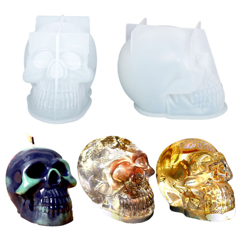 Skull Silicone Mold, Resin Silicone Mold, UV Resin Silicone Mold, Resin  Craft