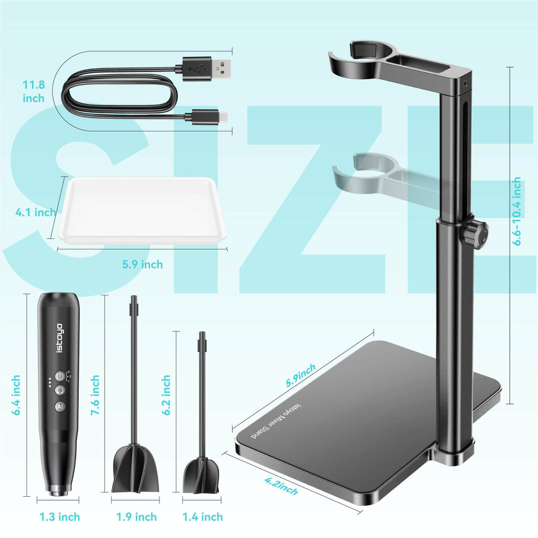 ISTOYO Rechargeable Resin Mixer Ultra