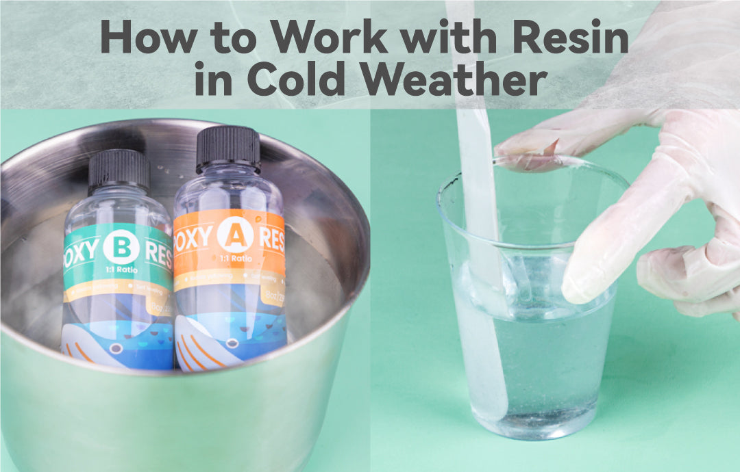 How to craft with Resin in Cold Weather
