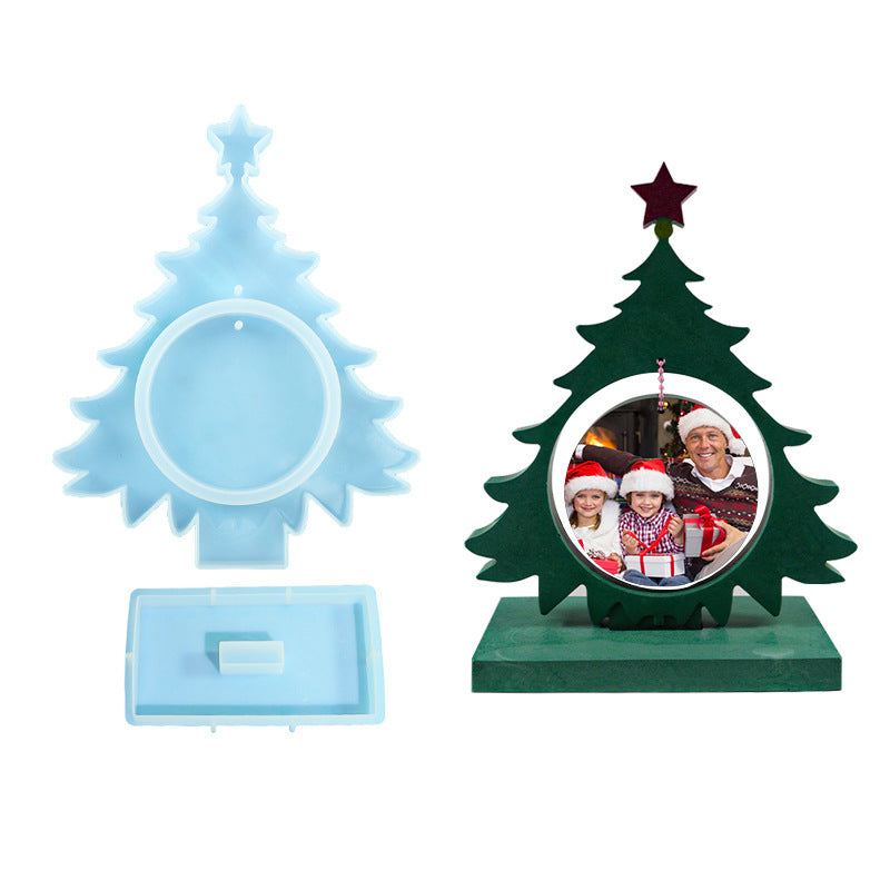Christmas Tree Picture Frame Resin Mold
