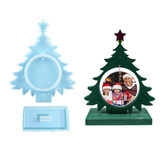 Christmas Tree Picture Frame Resin Mold