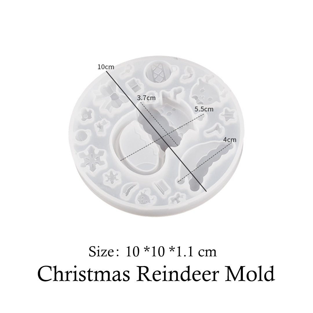 Christmas Resin Shaker Molds