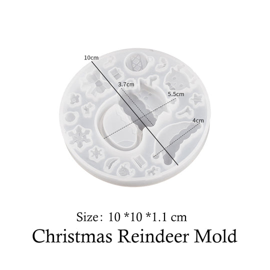 Christmas Resin Shaker Molds