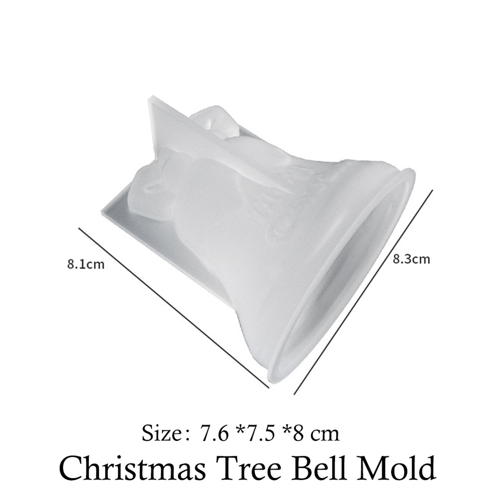 Christmas Socks Christmas Bell Resin Silicone Mold