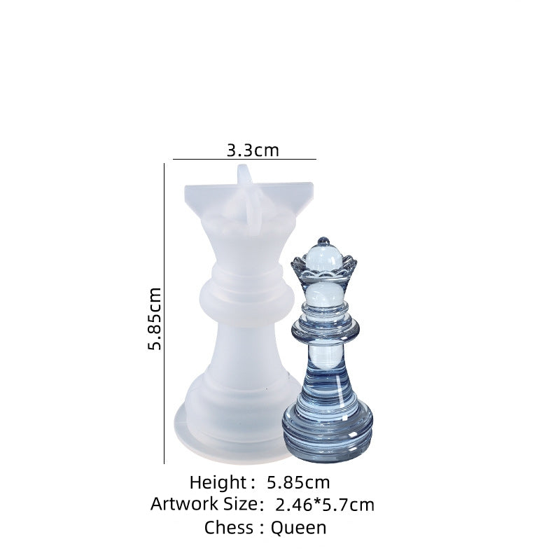 3D Chess Set Resin mold