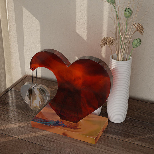 Istoyo Love Heart Hanging Photo Frame Resin Mold