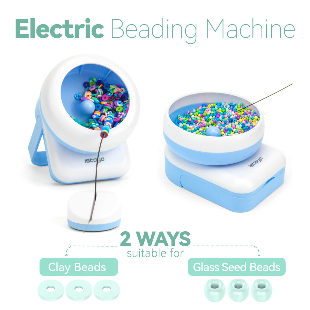 Bead Spinner and 2 Special Needles Bead Stringing Electric With