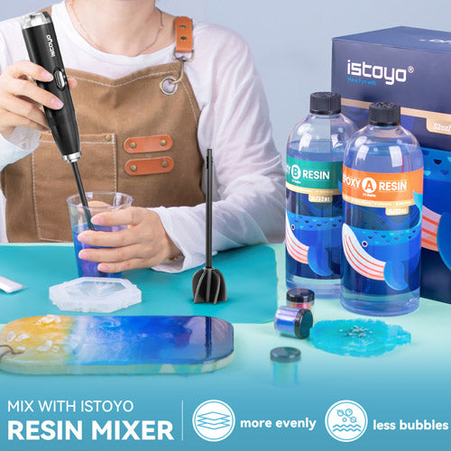 64 oz Epoxy Resin Kit with Resin Mixer
