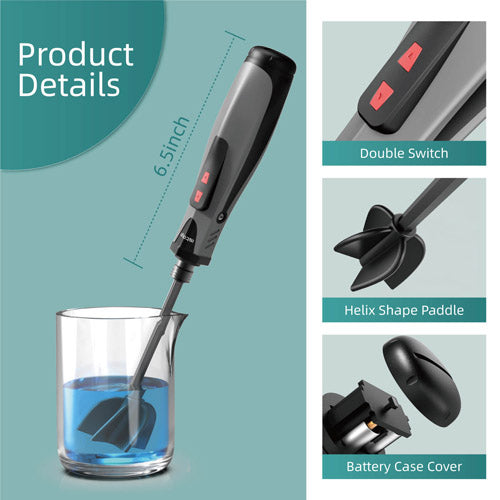 Epoxy Resin Mixer Rechargeable Powerful Slow Motor Handheld Electric Resin  Stirrer With 4PCS Replacement Rod - AliExpress