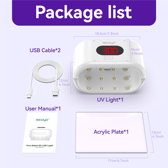 ISTOYO Two-Sided UV Resin Light