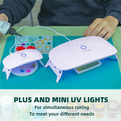 ISTOYO UV Light for Resin, Large Size Dual Wavelength UV Resin Light a –  WoodArtSupply
