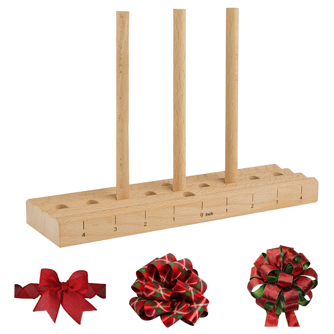iSTOYO Pompom Bow Maker for Ribbon for Wreaths - Christmas Limited Edition Packaging